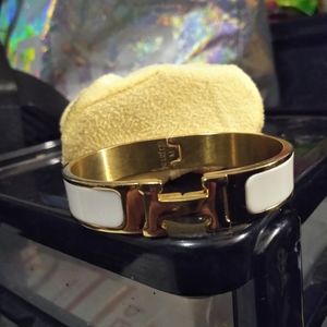 100% AUTHENTIC HERMÈS CLIC H BRACELET